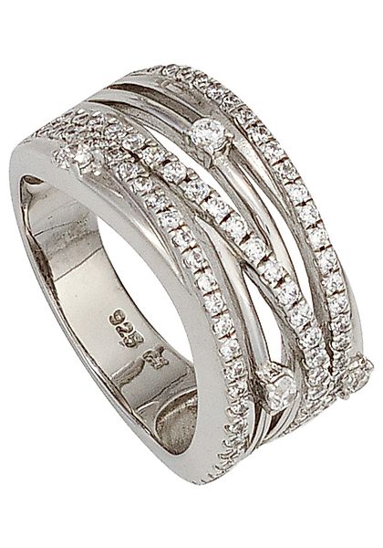JOBO Silberring, breit 925 Silber mit günstig online kaufen