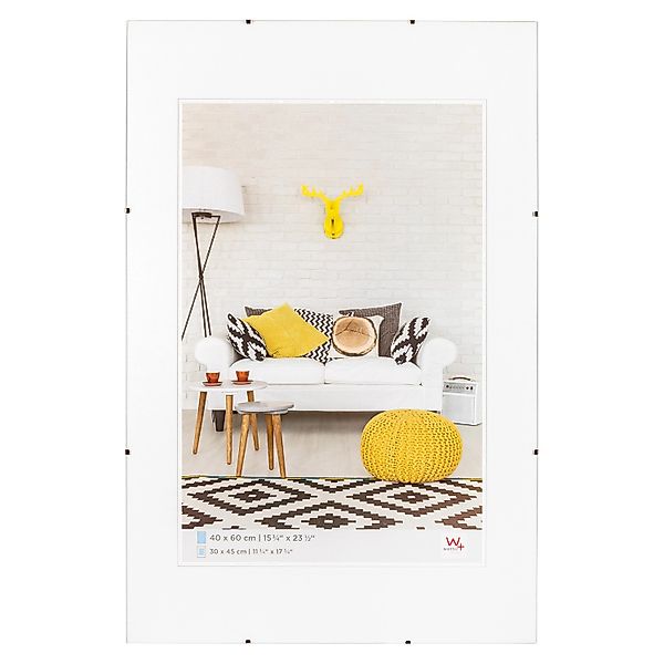 walther design Rahmenlose Bildhalter 60x80 cm Klarglas RB080K günstig online kaufen