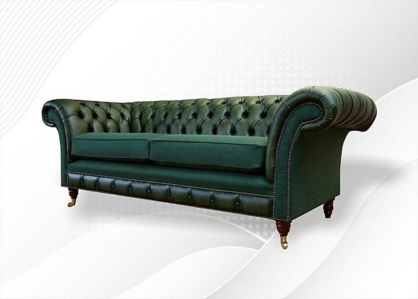JVmoebel Chesterfield-Sofa Chesterfield-Sofa hochwertig Manufaktur massiv H günstig online kaufen