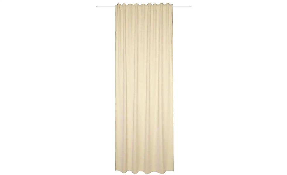 HOMEbasics Fertigschal   ¦ creme ¦ Synthetik ¦ Maße (cm): B: 135 H: 265 Gar günstig online kaufen