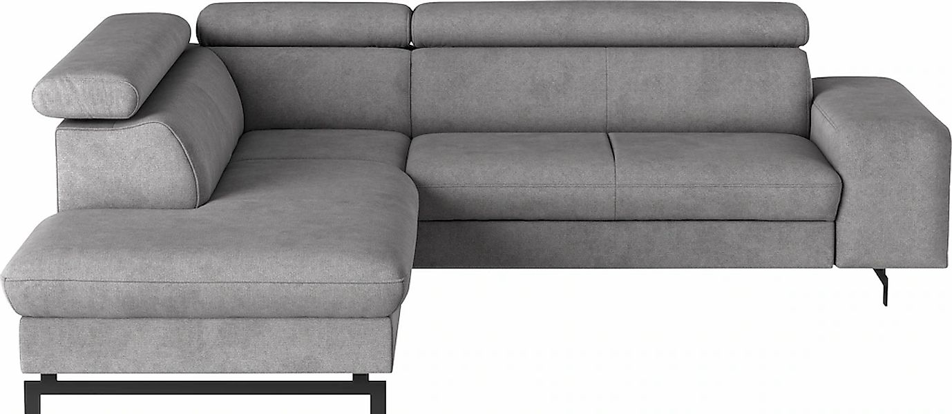 COTTA Ecksofa "Emma L-Form, B: 262 cm" mit Kopfteilverstellung, optional Be günstig online kaufen