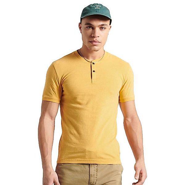 Superdry Henley Kurzärmeliges T-shirt XL Ochre Marl günstig online kaufen