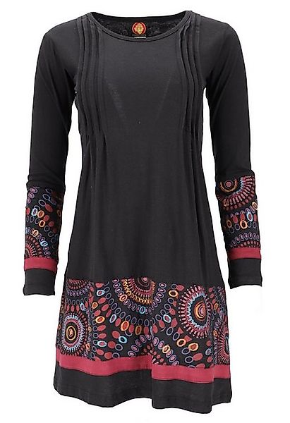 Guru-Shop Midikleid Baumwoll Minikleid Boho chic, günstig online kaufen