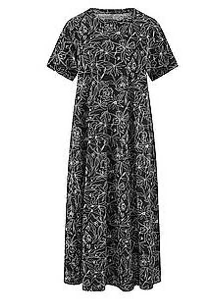 Jersey-Kleid Isa Green Cotton schwarz günstig online kaufen