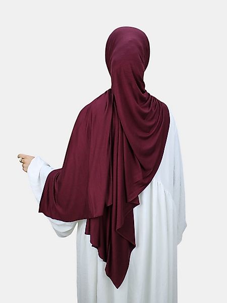 Aymasal Kopftuch XXL Jersey Luxury Hijab Kopftuch Scarf Schal Extra lang 19 günstig online kaufen
