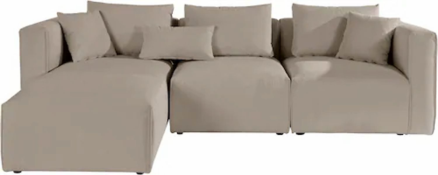 Home affaire Ecksofa »Comfine L-Form«, zusammengesetzt aus Modulen, 3 Bezug günstig online kaufen