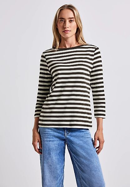STREET ONE Rundhalsshirt, aus reiner Baumwolle günstig online kaufen