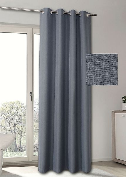 my home Vorhang "MAILAND" Ösen 1 Stk. tlg. blickdicht, verschiedene Farben, günstig online kaufen