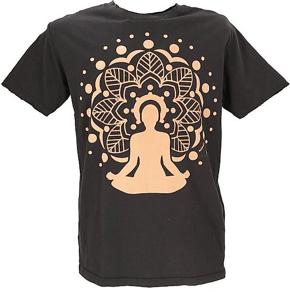 Guru-Shop T-Shirt Mirror Herren T-Shirt, Yoga Shirt - Meditation.. alternat günstig online kaufen