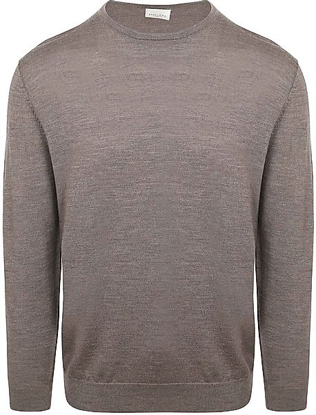 Profuomo Pullover Merinowolle Taupe - Größe M günstig online kaufen