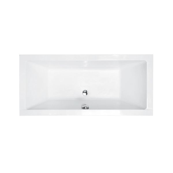 Bad Land Badewanne Rechteck QUADRO 155x70 + Bambus Badewannenablage + Kopfs günstig online kaufen