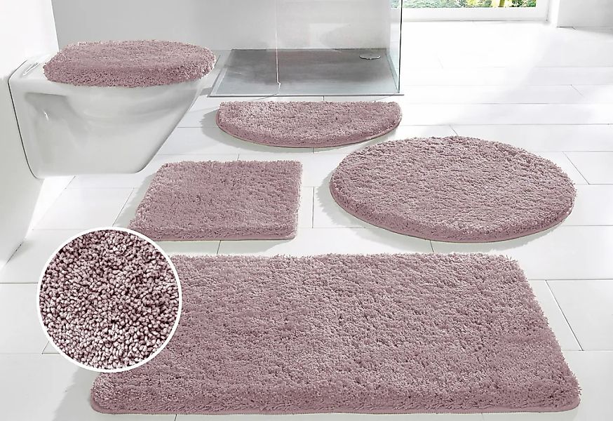 my home "Sanremo, Badvorleger, Badezimmer Teppich, sehr weich" Höhe 30 mm r günstig online kaufen