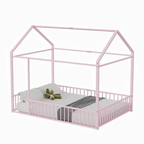 REDOM Metallbett Kinderbett Hausbett Metal, Hausbettrahmen (Metallbett mit günstig online kaufen