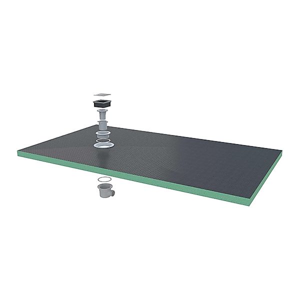 AICA 160x90cm XPS Platten 4cm Duschwanne Duschtasse Duschplatte Fliesenplat günstig online kaufen