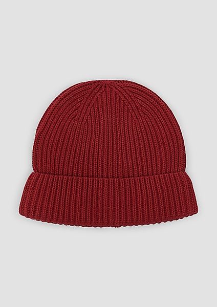 s.Oliver Strickmütze Mütze Gestrickte Baumwoll-Beanie mit günstig online kaufen