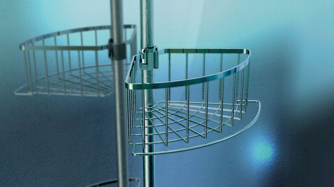 Eisl Duschregal Teleskop, höhenverstellbar, 4 abnehmbare günstig online kaufen