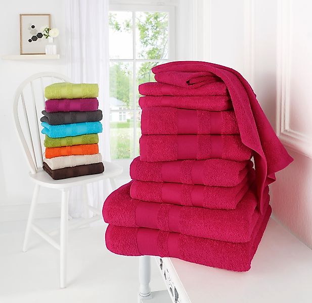 my home Handtuch Set Vanessa, 10-tlg günstig online kaufen
