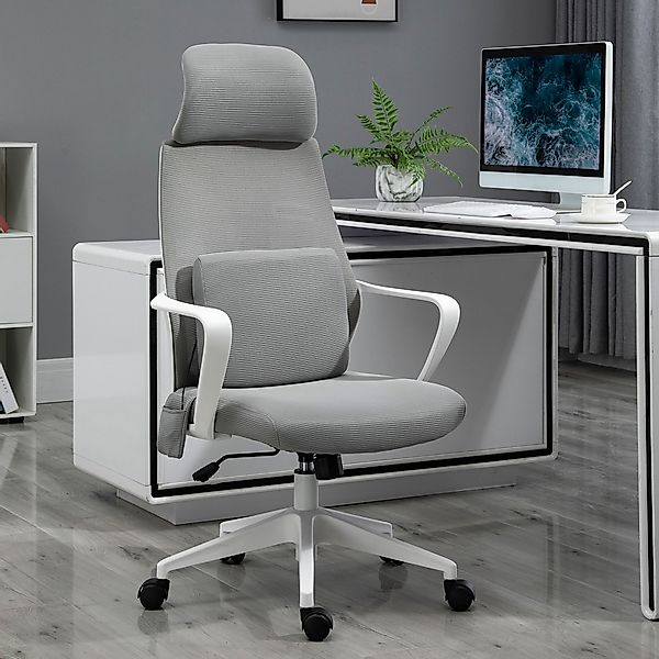 Vinsetto Massage Bürostuhl ergonomischer Schreibtischstuhl höhenverstellbar günstig online kaufen