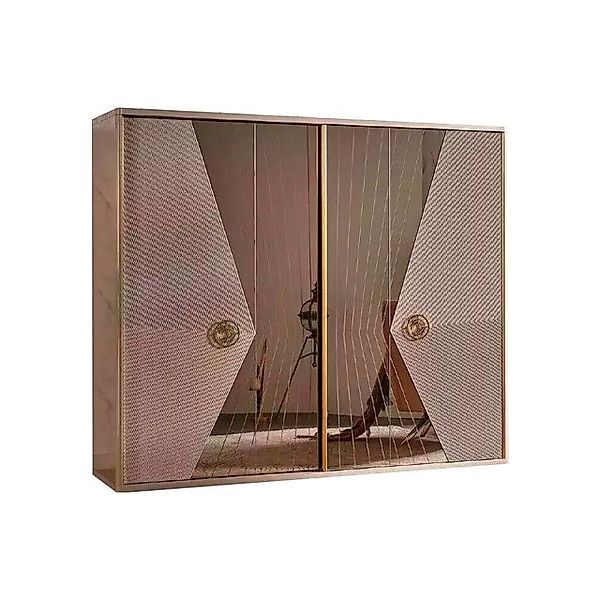 Xlmoebel Kleiderschrank Beige Kleiderschrank aus Holz für Schlafzimmermöbel günstig online kaufen