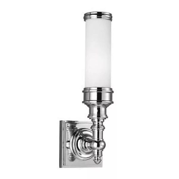 Jugendstil Bad Lampe LED Chrom Weiß IP44 Wand günstig online kaufen