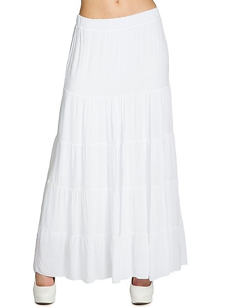 Caspar Faltenrock RO020 langer eleganter Damen günstig online kaufen