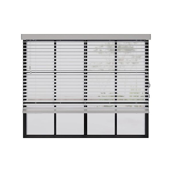 Cocoon Home Concepts Holz Jalousien 90 x 240  50mm Lamellen  Weiß günstig online kaufen