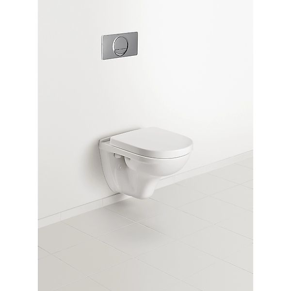 Villeroy & Boch WC-Set O.Novo compact CeramicPlus inkl. WC-Sitz günstig online kaufen