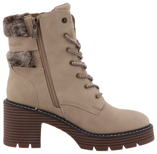 TOM TAILOR Schnürstiefelette, Blockabsatz, Schnürboots mit günstig online kaufen