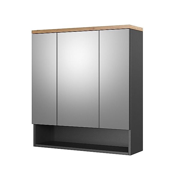 Vicco Badezimmerspiegelschrank Eden, Anthrazit/Artisan-Eiche, 70 x günstig online kaufen
