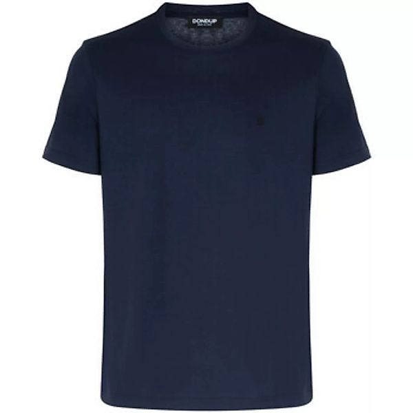 Dondup  T-Shirts & Poloshirts T-Shirt  aus navyblauer Baumwolle günstig online kaufen