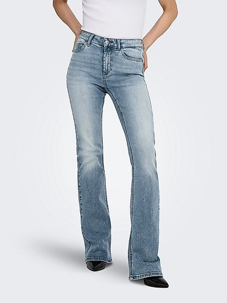 ONLY Bootcut-Jeans ONLBLUSH MID WAIST FLARED DNM BOX günstig online kaufen