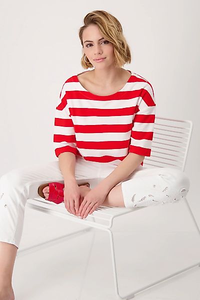 Monari Sweatshirt, mit Streifen günstig online kaufen