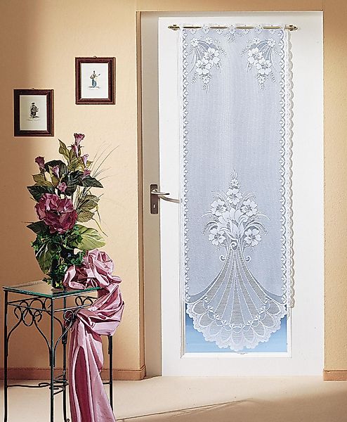 Weckbrodt Türvorhang »Adria« Stangendurchzug 1 Stk. tlg. Jacquard, struktur günstig online kaufen