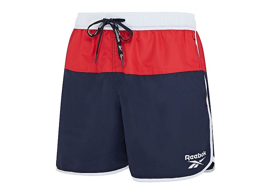 Reebok Badeshorts Troy (1-St) mit Kordelzug und elastischem Bund, mit Logo, günstig online kaufen