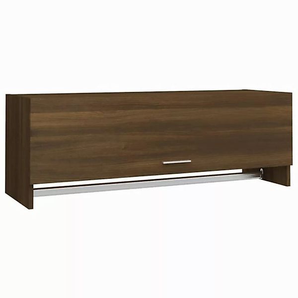 vidaXL Kleiderschrank Mehrzweckschrank Braun Eichen-Optik 100x32,5x35 cm Ho günstig online kaufen