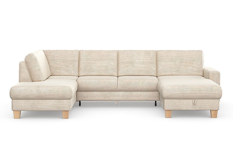 Home affaire Wohnlandschaft »Summer U-Form« mit oder ohne Bettfunktion und günstig online kaufen