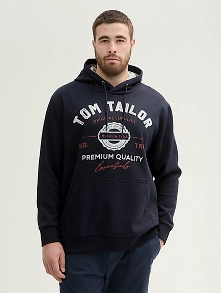 TOM TAILOR PLUS Sweatshirt Plus Size - Hoodie mit Logo Print günstig online kaufen