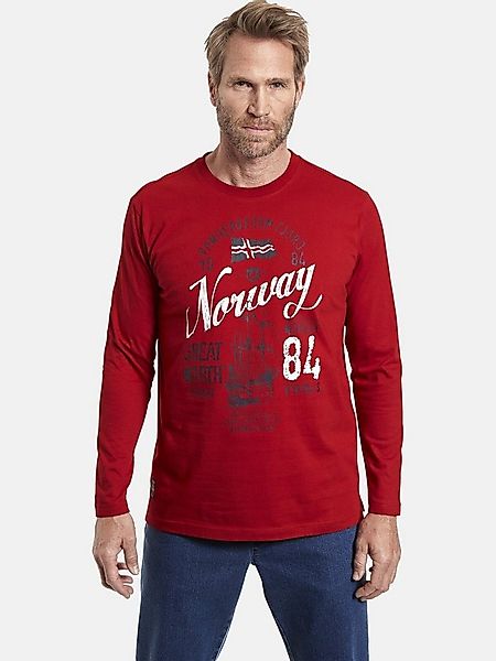 Jan Vanderstorm Langarmshirt NIELSON im bequemen Comfort Fit günstig online kaufen