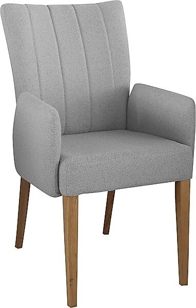 Home affaire Armlehnstuhl »Dia« () Gestell Eiche massiv geölt günstig online kaufen