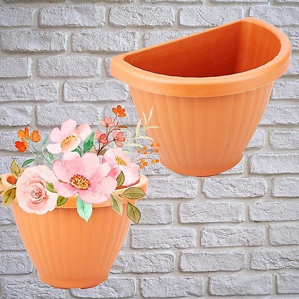 GarPet Blumentopf Blumentopf Wand Wandgefäß Wandampel günstig online kaufen