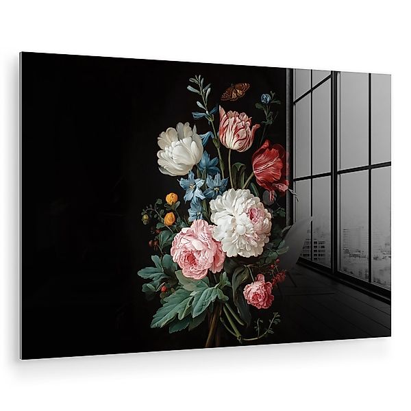 MuchoWow Acrylglasbild Blumenstrauß - Bunt - günstig online kaufen