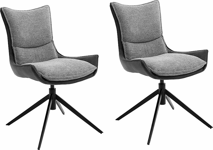 MCA furniture 4-Fußstuhl "Kitami" (Set) 2 Stk. Esszimmerstuhl drehbar 360 m günstig online kaufen
