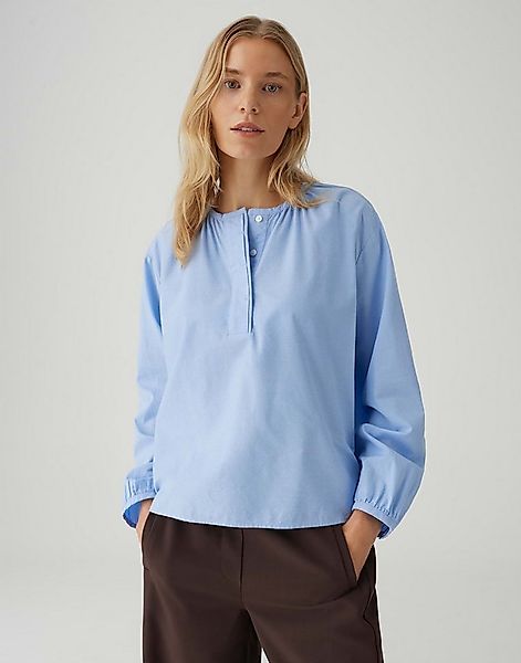 OPUS Langarmbluse FIMOMA aus Chambray Weite Passform, ausgestellter Schnitt günstig online kaufen