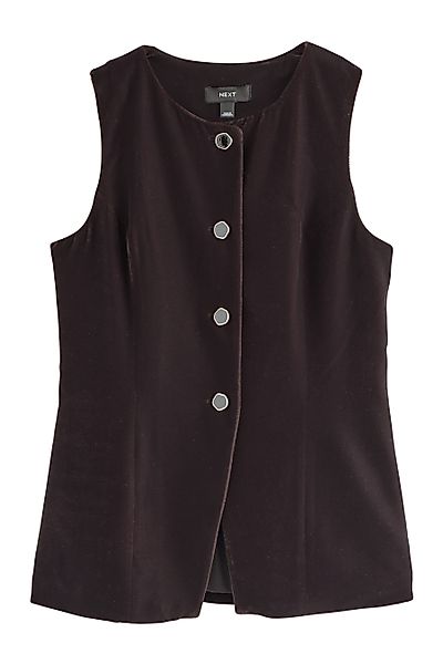 Next Anzugweste Samtweste mit Knopfleiste und günstig online kaufen