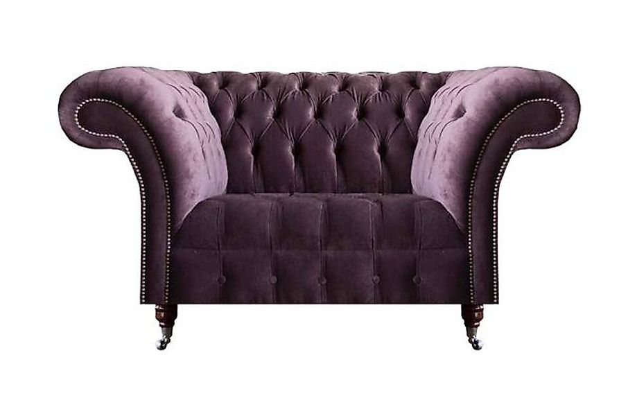 JVmoebel 2-Sitzer Lila Chesterfield Textil Dreisitzer Moderne Wohnzimmer 3- günstig online kaufen