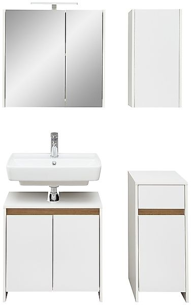 Saphir Badmöbel-Set »Quickset 100, Waschbeckenunterschrank mit Spiegelschra günstig online kaufen
