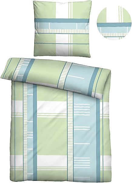 Castell - Markenbettwäsche Bettwäsche "Malea" 2 Stk. tlg. absolut bügelfrei günstig online kaufen
