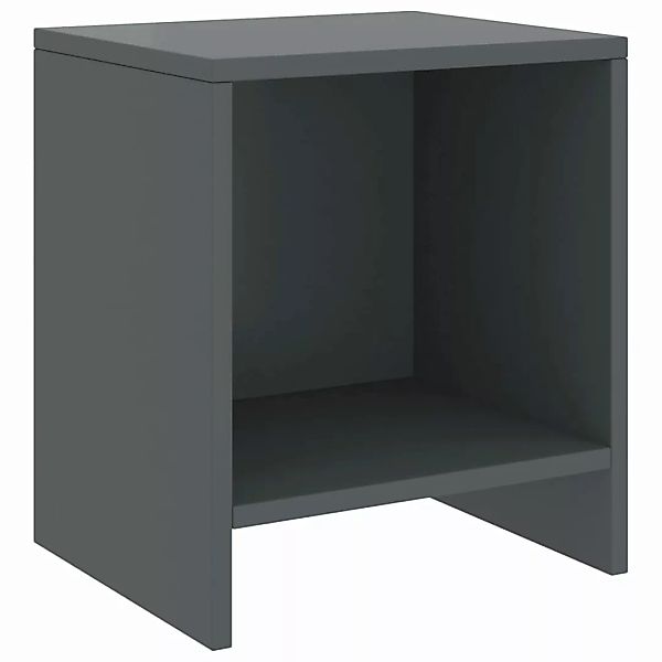 Nachttisch Dunkelgrau 35x30x40 Cm Kiefer Massivholz günstig online kaufen