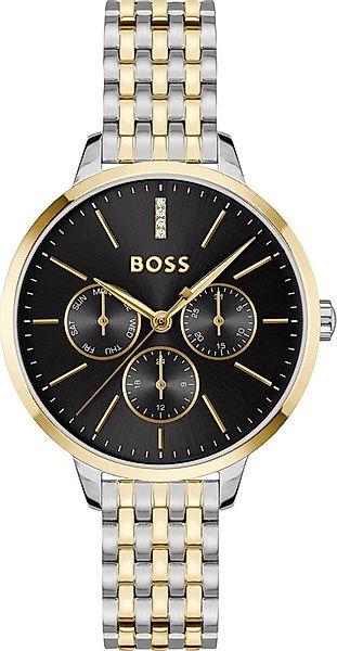 BOSS Multifunktionsuhr SYMPHONY 1502783, Quarzuhr, Armbanduhr, Damenuhr, Ed günstig online kaufen
