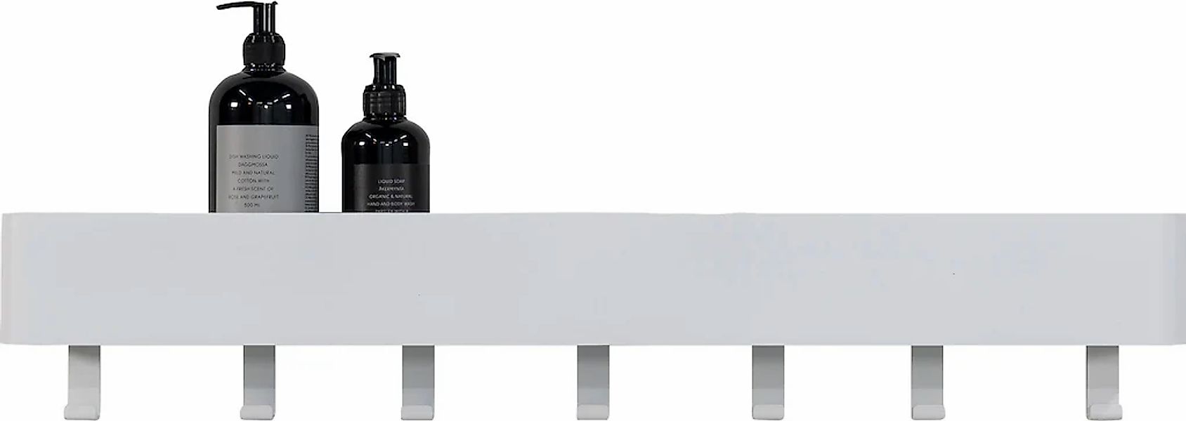 Spinder Design Garderobenhaken "Multi 7" 2-in-1 Wandregal + Garderobe günstig online kaufen